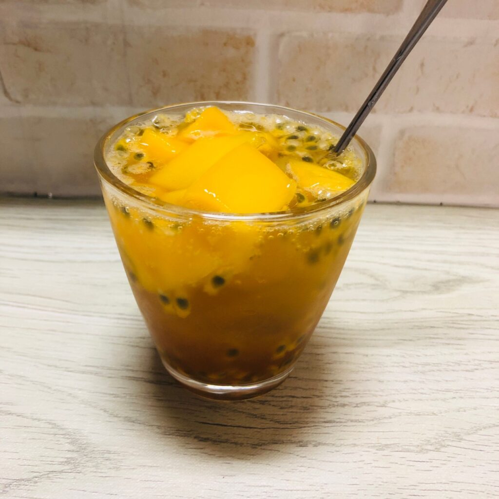 マンゴー＆パッションフルーツのバカレシピ